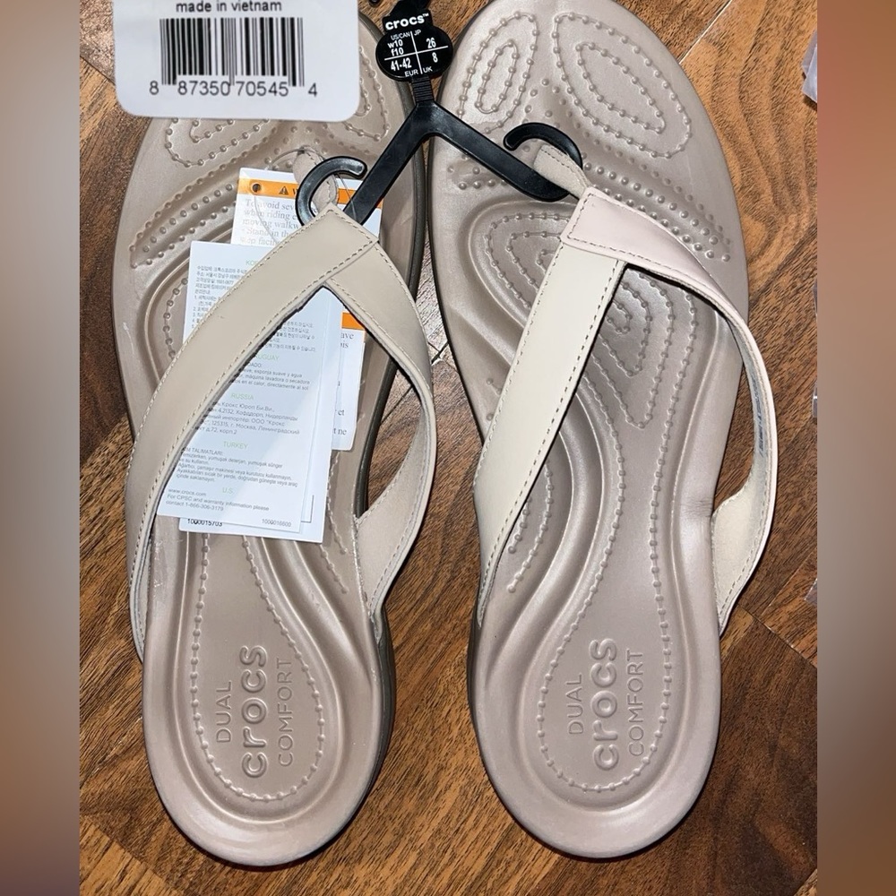 Croc sandals